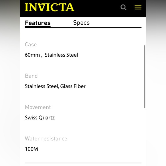 Invicta Bolt Men’s Watch
Model 42196 - Picture 10 of 11